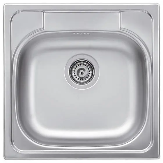 Chiuveta Inox O Cuva Si Storcator 48X48 Cm Satin Montaj Pe Blat, Ferro Super ofertă