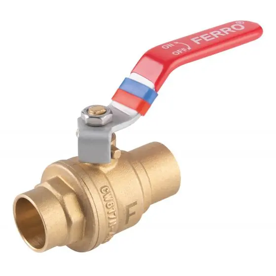 Retur ușor Robinet Bila Pt.Cupru 18 Pn16, Ferro F-Power