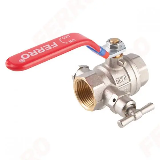 Chilipir Robinet Bila Cu Ventil Aerisire 3/4" Pn16, Ferro F-Power