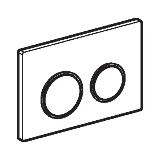 Placa Act.Wc Omega20 Dual Flush Negru/Crom/Negru, Geberit Cumpărături sigure