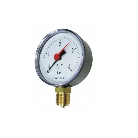 Manometru Radial Metalic Rf63 D201 4 Bar 1/4", Afriso Chilipir