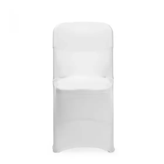 Retur ușor Husa pliabila pentru scaun, HENDI, 810965 & 910989, Alb, 540x440x(H)840mm