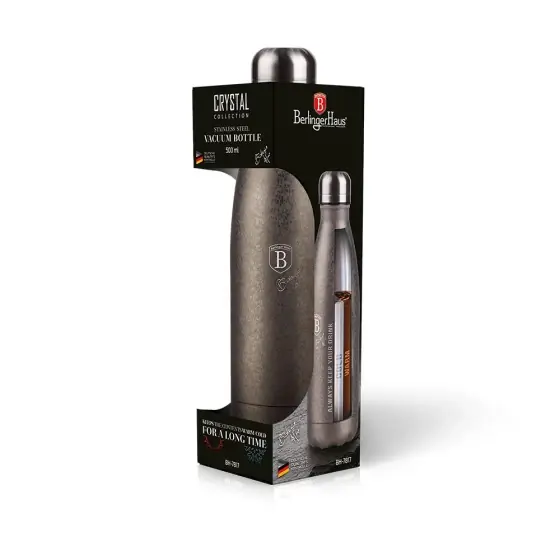 Cel mai vândut Termos în formă de sticlă, 0,5L, dark champagne - BH/7817