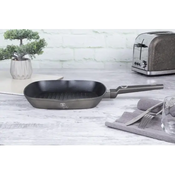 Tigaie grill, 28 cm, Crystal Collection - BH/6761 Super ofertă
