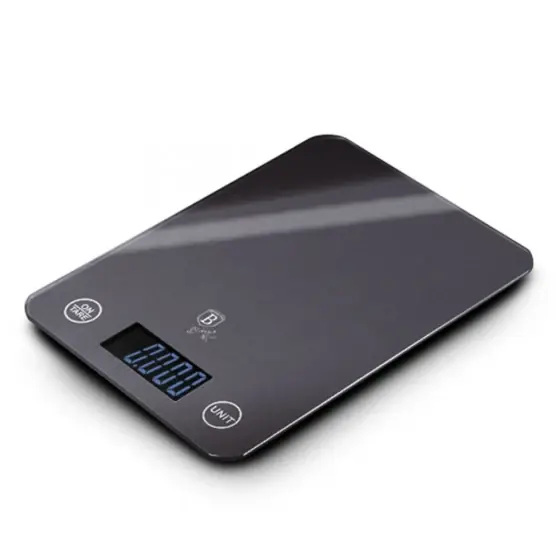 Cântar de bucătărie digital din sticlă, capacitate 5 kg, gri - BH/9362T Super ofertă