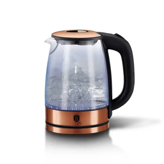 Cel mai bun preț Fierbător electric din sticlă, rose gold - BH/9118