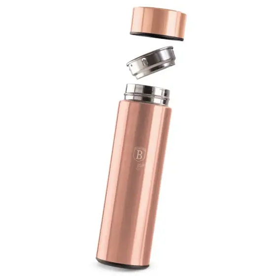 Cel mai vândut Termos cu afișaj LED pentru temperatură, 450 ml, rose gold - BH/7954