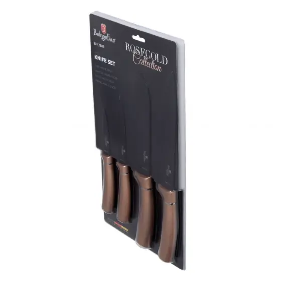 Set 4 cuțite, rose gold - BH/2889 Preț mic