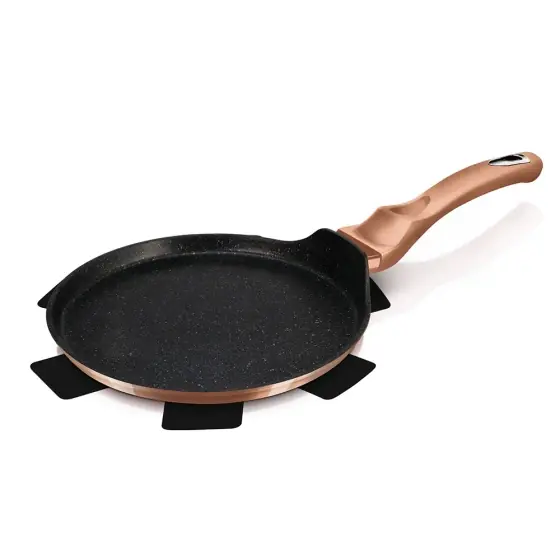 Promoție Tigaie pentru clătite, 28 cm, Metallic Line Rose Gold Edition - BH/6180