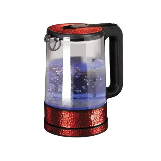 Reducere de preț Fierbător electric din sticlă, burgundy - BH/9094