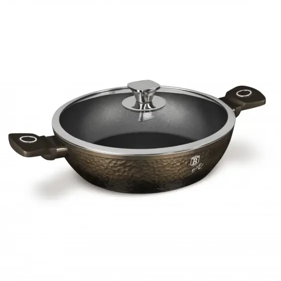 Cumpără online Cratiță joasă cu capac, 28 cm, colecția Primal Gloss - BH/6577