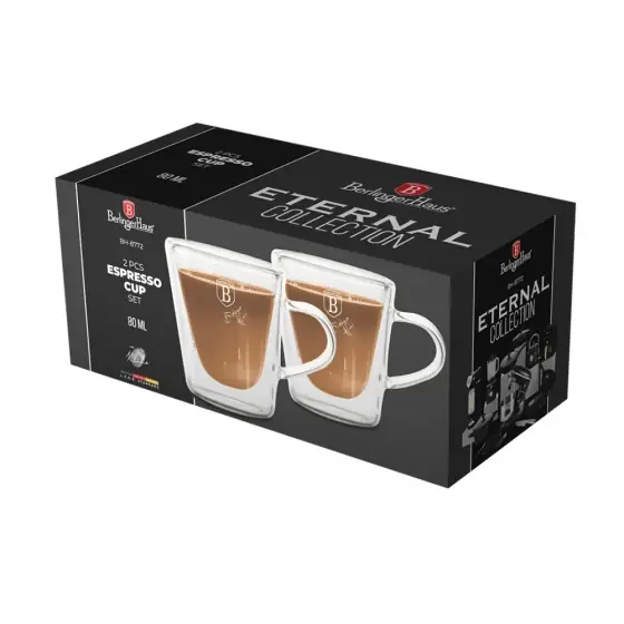 Set 2 pahare espresso din sticlă - BH/8772 Reducere