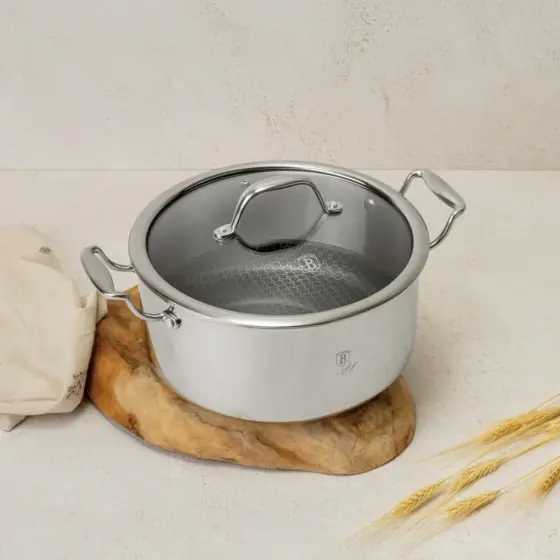 Cratiță cu capac, 24 cm, Colecția Eternal - BH/8509N Mai ieftin