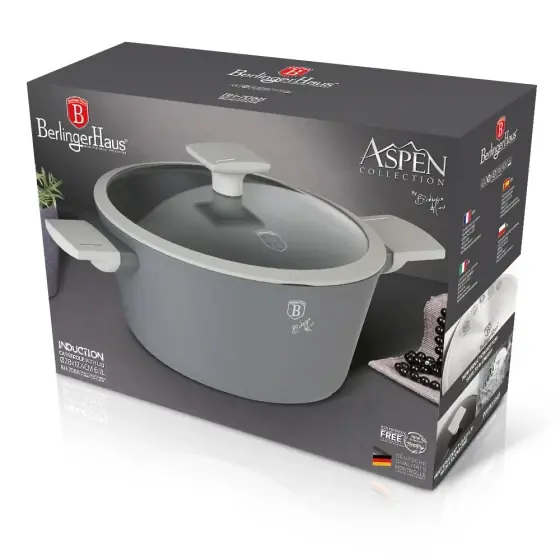 Cratiță cu capac, 28 cm, Colecția Aspen - BH/7068 Reducere de preț