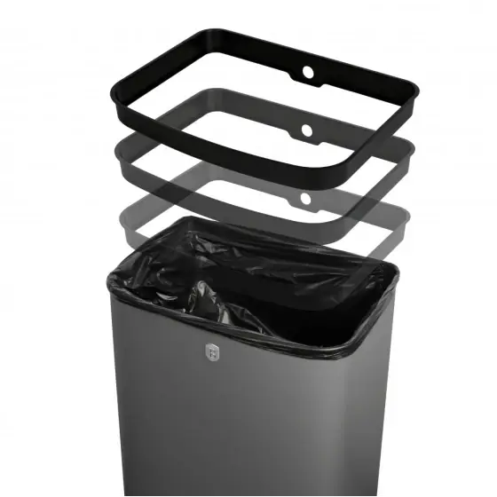 Reduceri Coș de gunoi cu senzor, 60 L, antracit mat - BH/9798