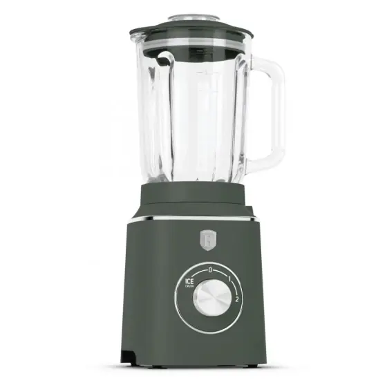 Blender de masă cu vas din STICLĂ 1,5 L, 1000 W, verde mat - BH/9707 Lichidare de stoc