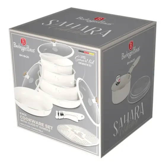 Set de vase pentru gătit 13 piese, colecția Sahara Nordic - BH/8420 Reducere de preț