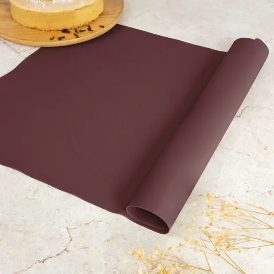 Covoraș de copt din silicon 62×42 cm, bordeaux - BH/7464 Cumpără online