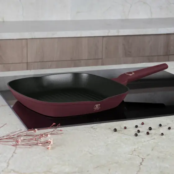 Tigaie grill, 28 cm, Leonardo Collection - BH/8036 Ofertă limitată