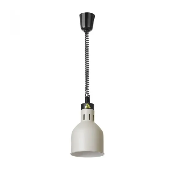 Lampa de caldura cilindrica HENDI, alba, 230V/250W, 175x(Î)250 Livrare expres
