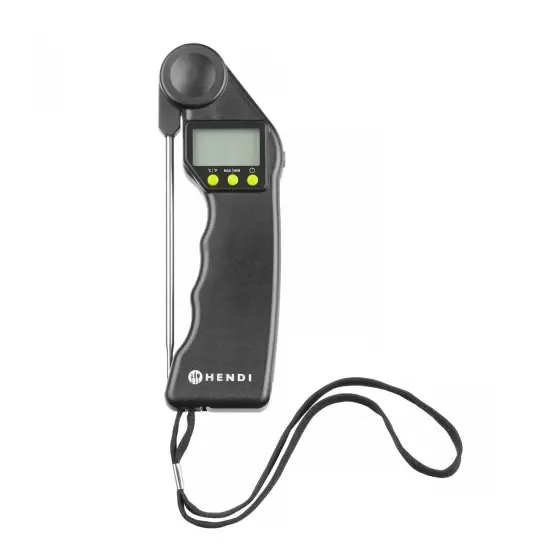 Ofertă specială Termometru digital cu sondă pliabilă, HENDI, negru, 160x55x(H)20mm