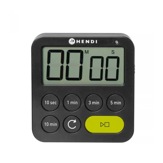Timer digital HENDI, Negru, 82x20x(H)88mm Cel mai vândut