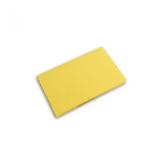 Retur ușor Tocator galben 450x300x(H)12.7 mm, polietilena HDPE 500, respecta normele de igiena HACCP, Hendi