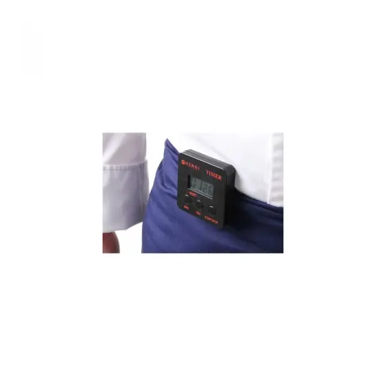 Timer digital bucatarie, Hendi, cu clip magnetic, 67 x 67 mm, baterie inclusa, 99 min si 59 sec Super ofertă