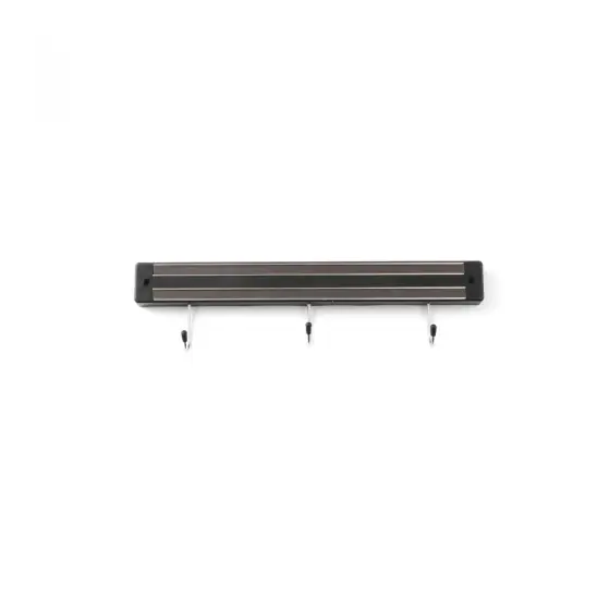 Suport magnetic pentru cutite, 45 cm, cu 5 carlige agatare, Hendi Ofertă limitată