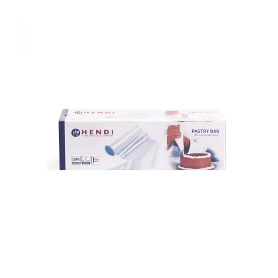 Calitate înaltă Set 100 pungi pentru patiserie de unica folosinta, Hendi, 445x220 mm, pentru preparare calda si rece
