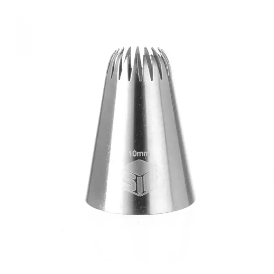 Nu rata Varf decorare pentru cofetarie/patiserie, Hendi, in forma de stea, Inox, diametru 10 mm