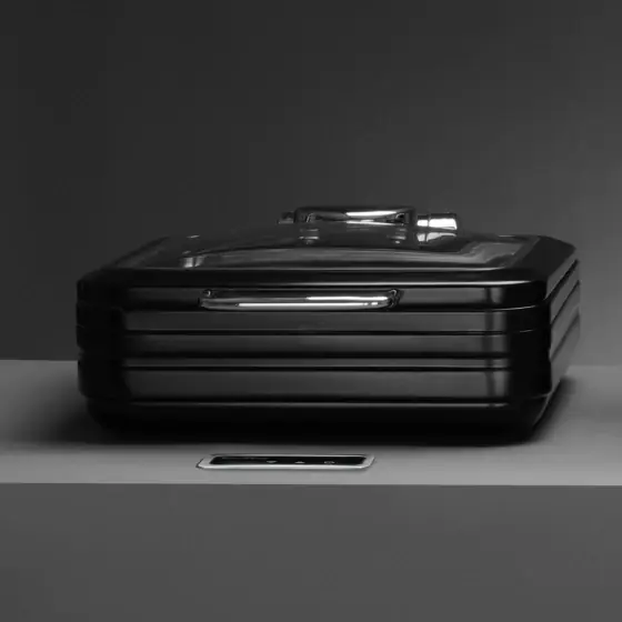 Livrare rapidă Încălzitor cu inducție cu capac din sticlă De Luxe Black, GN 2/3 Fine Dine