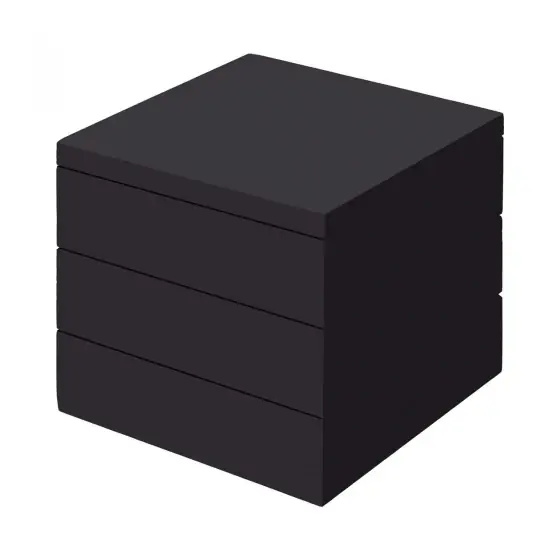 Livrare rapidă Bază de bufet Madeira Black, 175x175x(H)165 mm Fine Dine