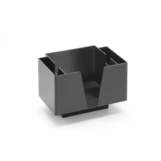 Suport pentru servetele cu 3 compartimente Hendi, negru, 193x143x(H)136 mm Reducere