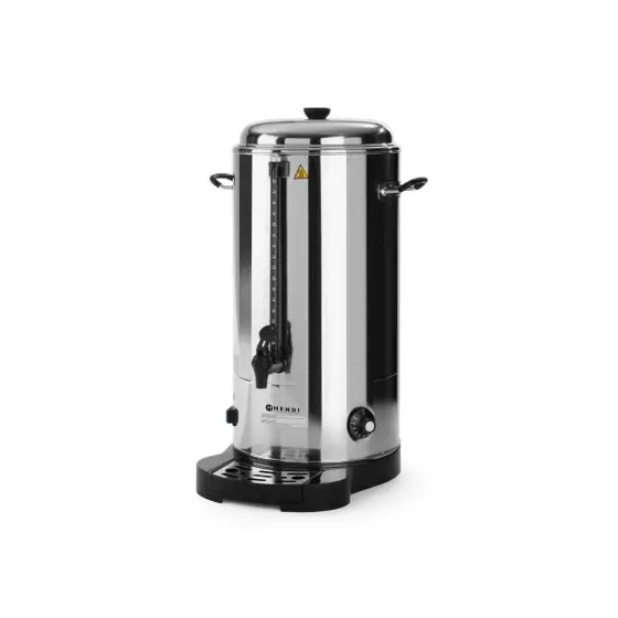Boiler Hendi bauturi calde cu pereti dubli 18 litri, termostat, 2400 W temperatura, ajustabila pana la 100 C, Inox, robinet anti-picurare Ofertă de sezon