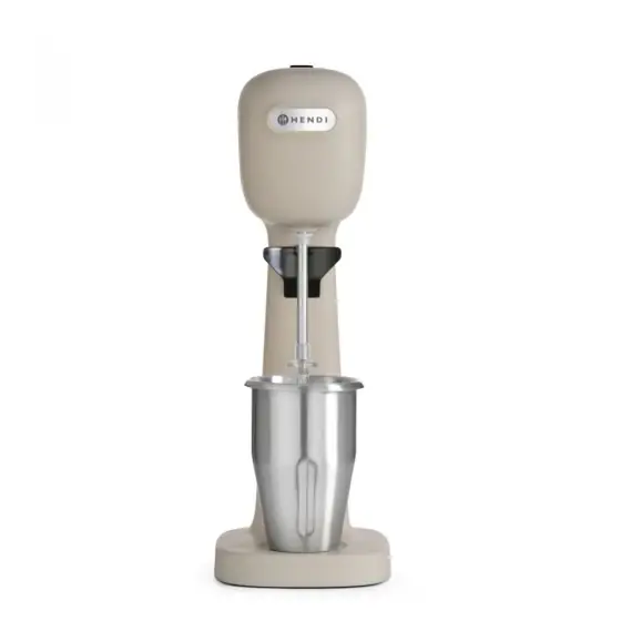 Milkshaker Taupe de 0.9 l - Design by Bronwasser, 170x196x(H)490mm, 400 W, Hendi Plată securizată