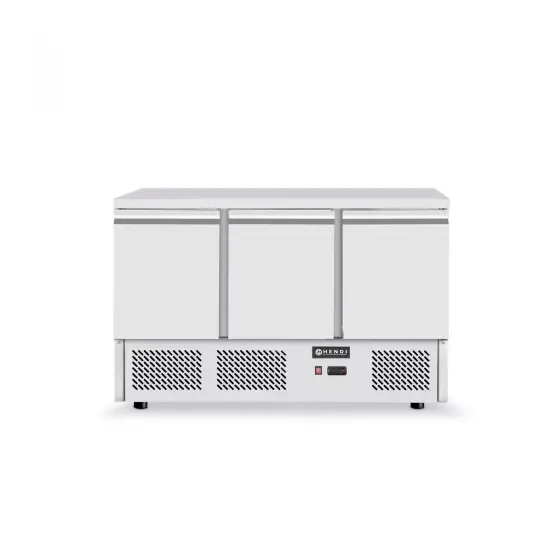 Doar azi Masa frigorifica rece cu 3 usi, inox, ARKTIC by Hendi Kitchen Line, capacitate camera frig 380 lt, consum mediu/24h 4,5 kw