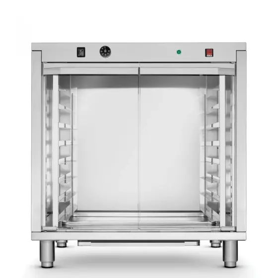 Dospitor profesional Hendi Inox 2 incalzitoare 2,4 kW 8 tavi x 600x400 mm 30?C la 60?C Chilipir