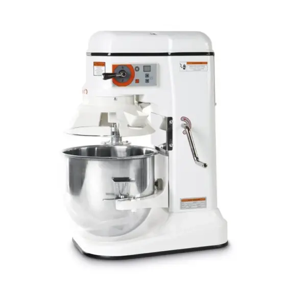 Retur ușor Mixer profesional planetar spirala cu 3 viteze echipat cu roti pivotante vas, capac si spirala din inox 18/10, Hendi, 11.4 litri 375 W/230V, 398 x 499 x (H) 630 mm, 3 accesorii incluse carlig, agitator plat, tel.