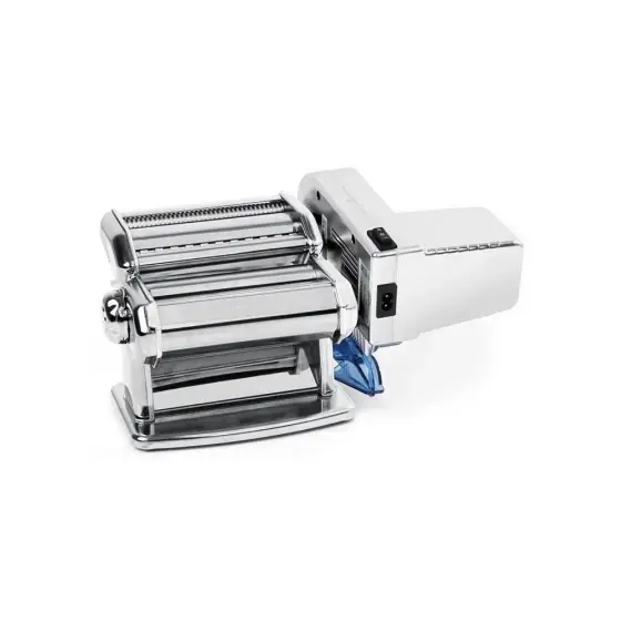 Aparat electric pentru paste Hendi Kitchen Line, 80 W, fettuccine 6,5 mm/tagliatelle 2 mm, grosime reglabila aluat Cel mai bun preț