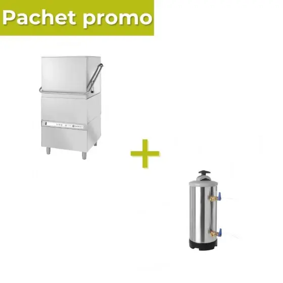 Noutate Pachet Masina spalat vase capota 50x50 + Dedurizator apa 12L