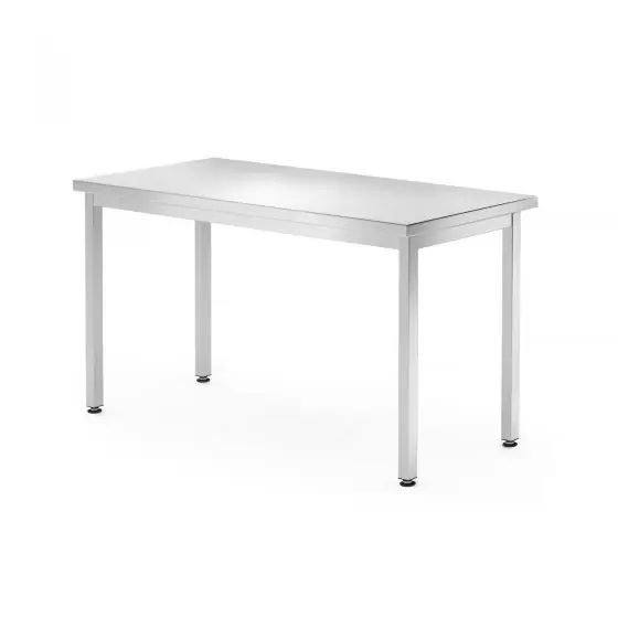 Masa de lucru centrala fara raft, heavy-duty, 600 mm adancime, HENDI, Kitchen Line, 1200x600x(H)850mm Chilipir