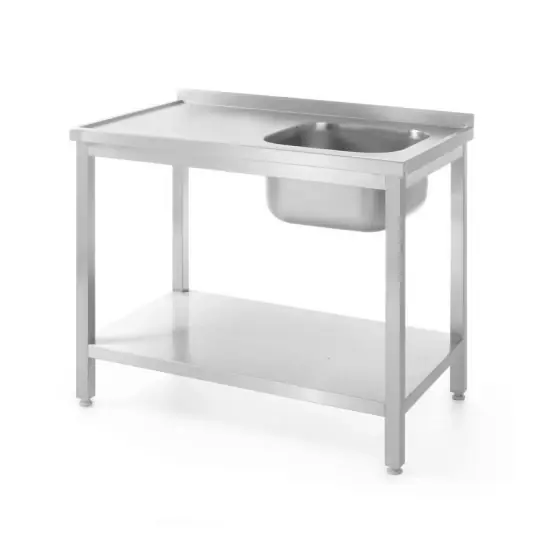 Cumpără acum Spalator cu 1 cuva cu polita inferioara stanga,HENDI, Kitchen Line, 1000x700x(H)850 mm