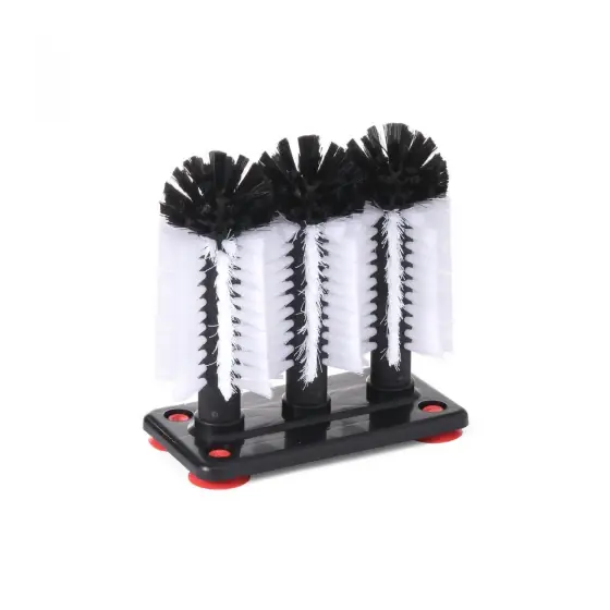 Set 3 perii spalare pahare, din plastic, 90x100x(H)180/250/180 mm, Hendi Preț mic