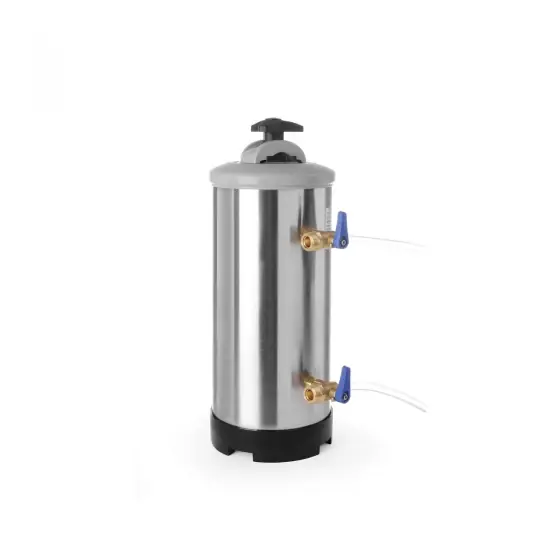 Dedurizator apa Hendi, presiunea maxima / minima a apei: de la 1 la 8 bari, 185x(H)500 mm, capacitate, 12 l / 8,4 kg, otel inoxidabil, Livrare rapidă