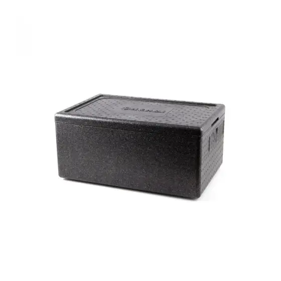 Ofertă exclusivă Cutie termoizolanta cu capac pentru transport, 40 lt, GN1/1, interior 538x338x(H)234mm, Hendi Kitchen Line, spuma polipropilenica, exterior 600x400x(H)285 mm