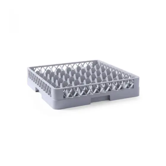 Cos pahare pentru masina de spalat pahare Hendi Polipropilena 49 compartimente 500x500x(H)104 mm Gri Plată securizată