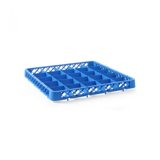 Calitate înaltă Cos universal pentru masina de spalat vase polietilena, Albastru Hendi 36 compartimente 500x500x(H)45 mm