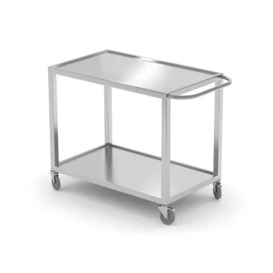 Carucior cu 2 rafturi Hendi, sudat, Profi Line, otel inoxidabil, 800x500x(H)850mm Bestseller