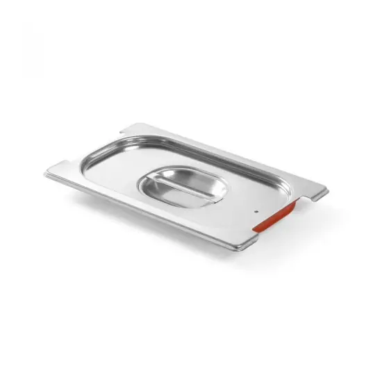 Preferatul clienților Capac cu maner si margine de silicon pentru tava gastronom,Profi Line, GN1/6,Hendi, 176x162mm